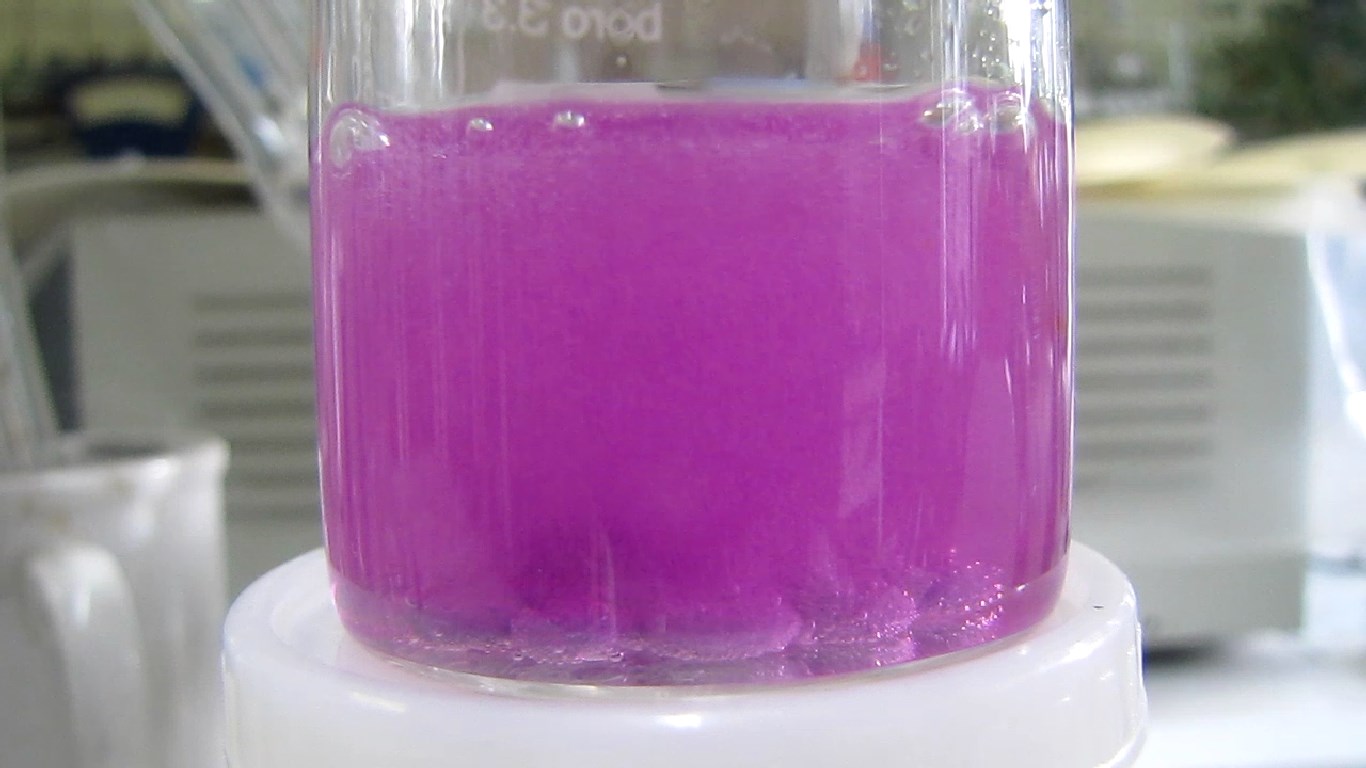         . Reduction of potassium permanganate by zinc and sulfuric acid)